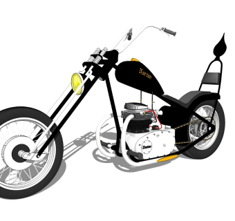 超精细摩托车模型 (128)